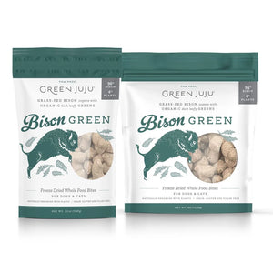 GREEN JUJU FREEZE DRIED BISON GREEN BITES 2.5OZ