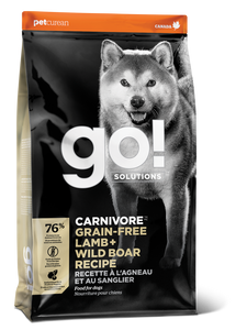 GO DOG CARNIVORE GRAIN FREE LAMB/BOAR 3.5LB