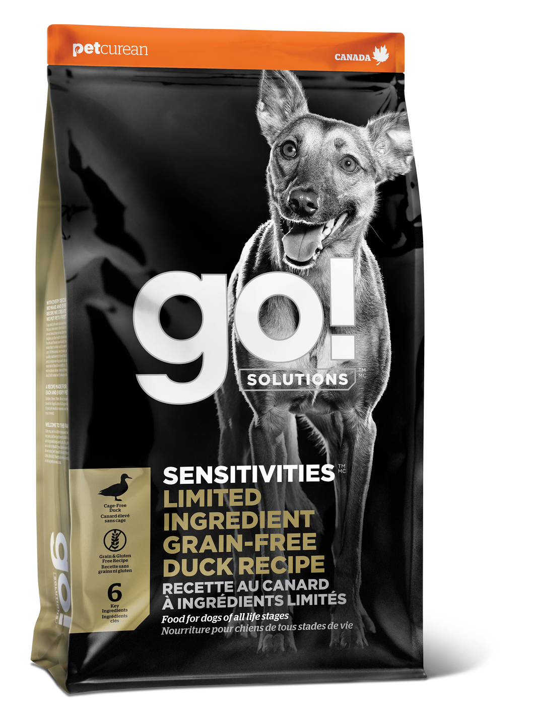 GO DOG SENSITIVITY LIMITED INGREDIENT DIET DUCK 12LB