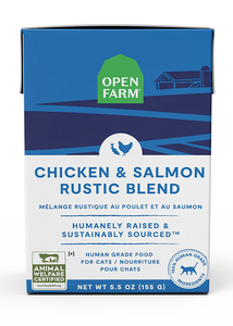 OPEN FARM CHICKEN AND SALMON RUSTIC BLEND CAT 5.5OZ