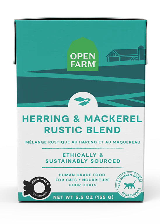 OPEN FARM HERRING AND MACKEREL RUSTIC BLEND CAT 5.5OZ