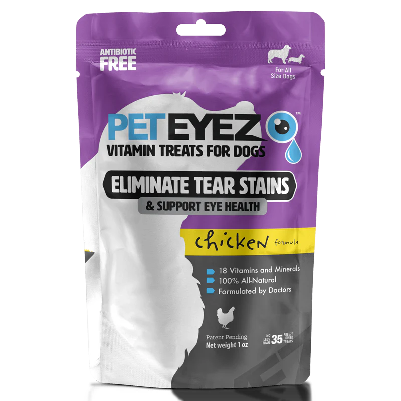 PET EYEZ FREEZE-DRIED CHICKEN TREAT DOG 1OZ