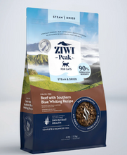 Load image into Gallery viewer, ZIWIPEAK CAT STEAM DRIED BEEF &amp; BLUE WHITING 2.2KG
