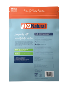 K9 NATURAL FD LAMB GREEN TRIPE 700G