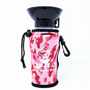 LAP-IT-UP DOG WATER BOTTLE PINKCAMO 20OZ