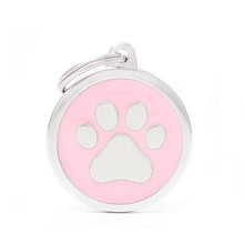 Load image into Gallery viewer, MY FAMILY CIRCLE PAW PINK BIG TAG
