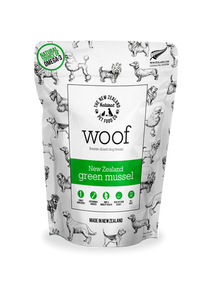 NEW ZEALAND NATURAL WOOF FREEZE-DRIED GREEN LIPPED MUSSELS 50G