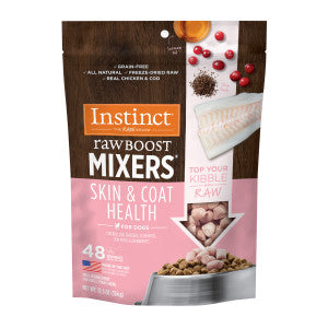 INSTINCT FREEZE-DRIED RAW BOOST MIXER SKIN/COAT DOG 5.5O