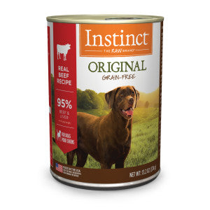 NATURES VARIETY INSTINCT BEEF DOG CAN 374G