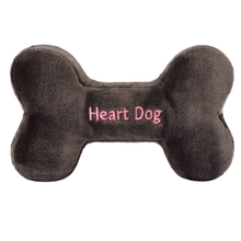 Load image into Gallery viewer, FLUFF &amp; TUFF HEART DOG BONE 10&quot;
