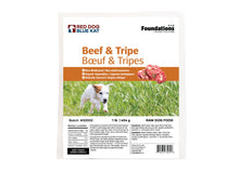 Load image into Gallery viewer, RED DOG BLUE KAT FOUNDATIONS BEEF/TRIPE DOG 4X1/4LB
