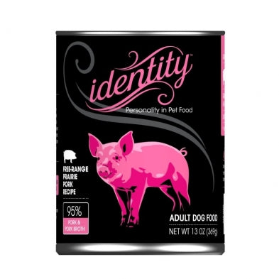 IDENTITY 95% PORK DOG CAN 13OZ